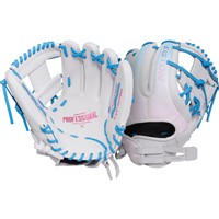 Easton ColorSplash 2.0 11.75in Fastpitch Softball Glove (PCFP715-2C), White/Blue