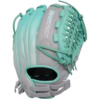 Easton ColorSplash 2.0 12in Fastpitch Softball Glove (PCFP120-15C), Grey/Mint