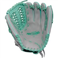 Easton ColorSplash 2.0 12in Fastpitch Softball Glove (PCFP120-15C), Grey/Mint