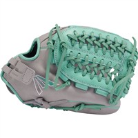Easton ColorSplash 2.0 12in Fastpitch Softball Glove (PCFP120-15C), Grey/Mint