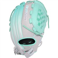 Easton ColorSplash 2.0 12.5in Fastpitch Softball Glove (PCFP125-3C), Grey/Mint