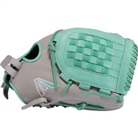 Easton ColorSplash 2.0 12.5in Fastpitch Softball Glove (PCFP125-3C), Grey/Mint