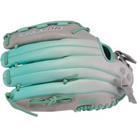 Easton ColorSplash 2.0 12.5in Fastpitch Softball Glove (PCFP125-3C), Grey/Mint