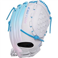 Easton ColorSplash 2.0 12.5in Fastpitch Softball Glove (PCFP125-3C), White/Blue