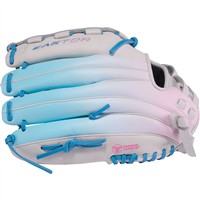 Easton ColorSplash 2.0 12.5in Fastpitch Softball Glove (PCFP125-3C), White/Blue