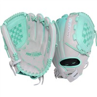 Easton ColorSplash 2.0 12.5in Fastpitch Softball Glove (PCFP125-3C), Grey/Mint
