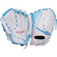 Easton ColorSplash 2.0 12.5in Fastpitch Softball Glove (PCFP125-3C), White/Blue