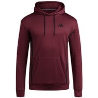 adidas Men's Game and Go Baseball Hoodie, Maroon