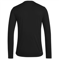 adidas Men's Long Sleeve Pregame Baseball Shirt, Black