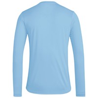 adidas Men's Long Sleeve Pregame Baseball Shirt, Light Blue