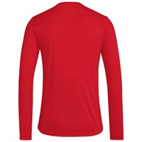 adidas Men's Long Sleeve Pregame Baseball Shirt, Red