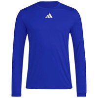 adidas Men's Long Sleeve Pregame Baseball Shirt, Royal