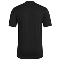 adidas Men's Short Sleeve Pregame Baeball Shirt, Black