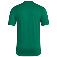 adidas Men's Short Sleeve Pregame Baeball Shirt, Green