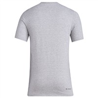 adidas Men's Short Sleeve Pregame Baeball Shirt, Grey