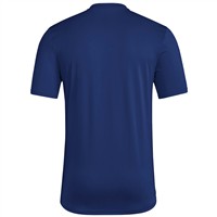 adidas Men's Short Sleeve Pregame Baeball Shirt, Navy