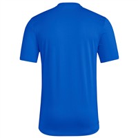 adidas Men's Short Sleeve Pregame Baeball Shirt, Royal