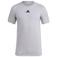 adidas Men's Short Sleeve Pregame Baeball Shirt, Grey