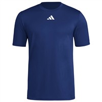 adidas Men's Short Sleeve Pregame Baeball Shirt, Navy