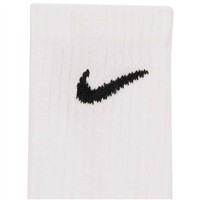 NIKE EveryDay Plus Cushioned Baseball and Softball Crew Socks 3 Pack, White