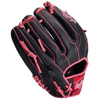Rawlings Exclusive Youth Select Series 11.5in Baseball Glove (SS1150BP), Black/Pink