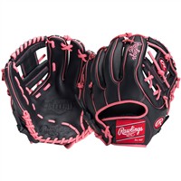 Rawlings Exclusive Select Series 11.5in Baseball Glove (SS314-2BP), Black/Pink