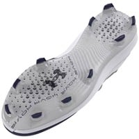 Under Armour Men's Harper 9 Pro TPU Molded Baseball Cleats, White/Navy