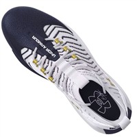 Under Armour Men's Harper 9 Pro TPU Molded Baseball Cleats, White/Navy