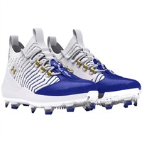 Under Armour Men's Harper 9 Pro TPU Molded Baseball Cleats, White/Royal