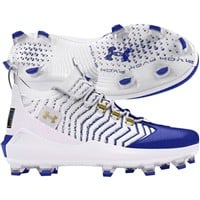 Under Armour Men's Harper 9 Pro TPU Molded Baseball Cleats, White/Royal