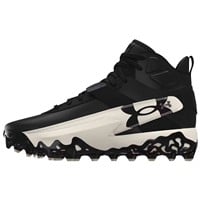 Under Armour Men Harper 10 Pro TPU MID Baseball Cleats, Black