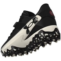 Under Armour Mens Harper 10 Pro TPU Baseball Cleats, Black/White