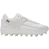 Under Armour Mens Harper 10 Pro TPU Baseball Cleats, White/Grey
