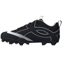Under Armour Mens Yard ICON TPU Baseball Cleats, Black/Black