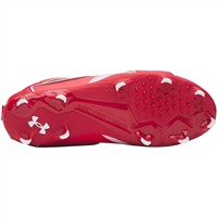 Under Armour Mens Yard ICON TPU Baseball Cleats, Red/Red