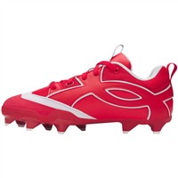 Under Armour Mens Yard ICON TPU Baseball Cleats, Red/Red