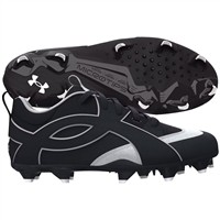 Under Armour Mens Yard ICON TPU Baseball Cleats, Black/Black