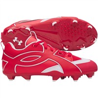 Under Armour Mens Yard ICON TPU Baseball Cleats, Red/Red