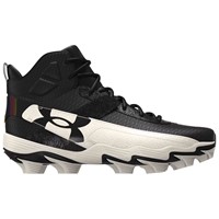 Under Armour Mens Harper 10 RM Mid Molded Baseball Cleats, Black