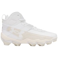 Under Armour Mens Harper 10 RM Mid Molded Baseball Cleats, White