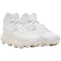 Under Armour Mens Harper 10 RM Mid Molded Baseball Cleats, White