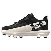 Under Armour Youth Harper 10 TPU Jr Molded Baseball Cleats, Black/Black