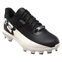 Under Armour Youth Harper 10 TPU Jr Molded Baseball Cleats, Black/Black