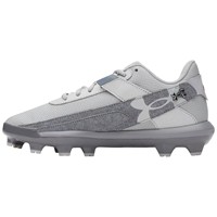 Under Armour Youth Harper 10 TPU Jr Molded Baseball Cleats, Grey