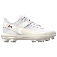 Under Armour Youth Harper 10 TPU Jr Molded Baseball Cleats, White/White