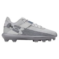 Under Armour Youth Harper 10 TPU Jr Molded Baseball Cleats, Grey