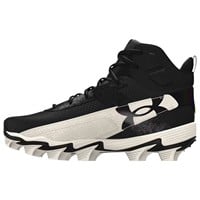 Under Armour Youth Harper 10 RM Jr Molded Basebball Cleats, Black