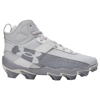 Under Armour Youth Harper 10 RM Jr Molded Basebball Cleats, Grey