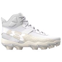 Under Armour Youth Harper 10 RM Jr Molded Basebball Cleats, White