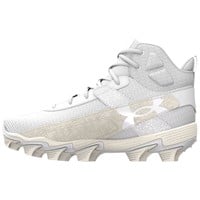 Under Armour Youth Harper 10 RM Jr Molded Basebball Cleats, White